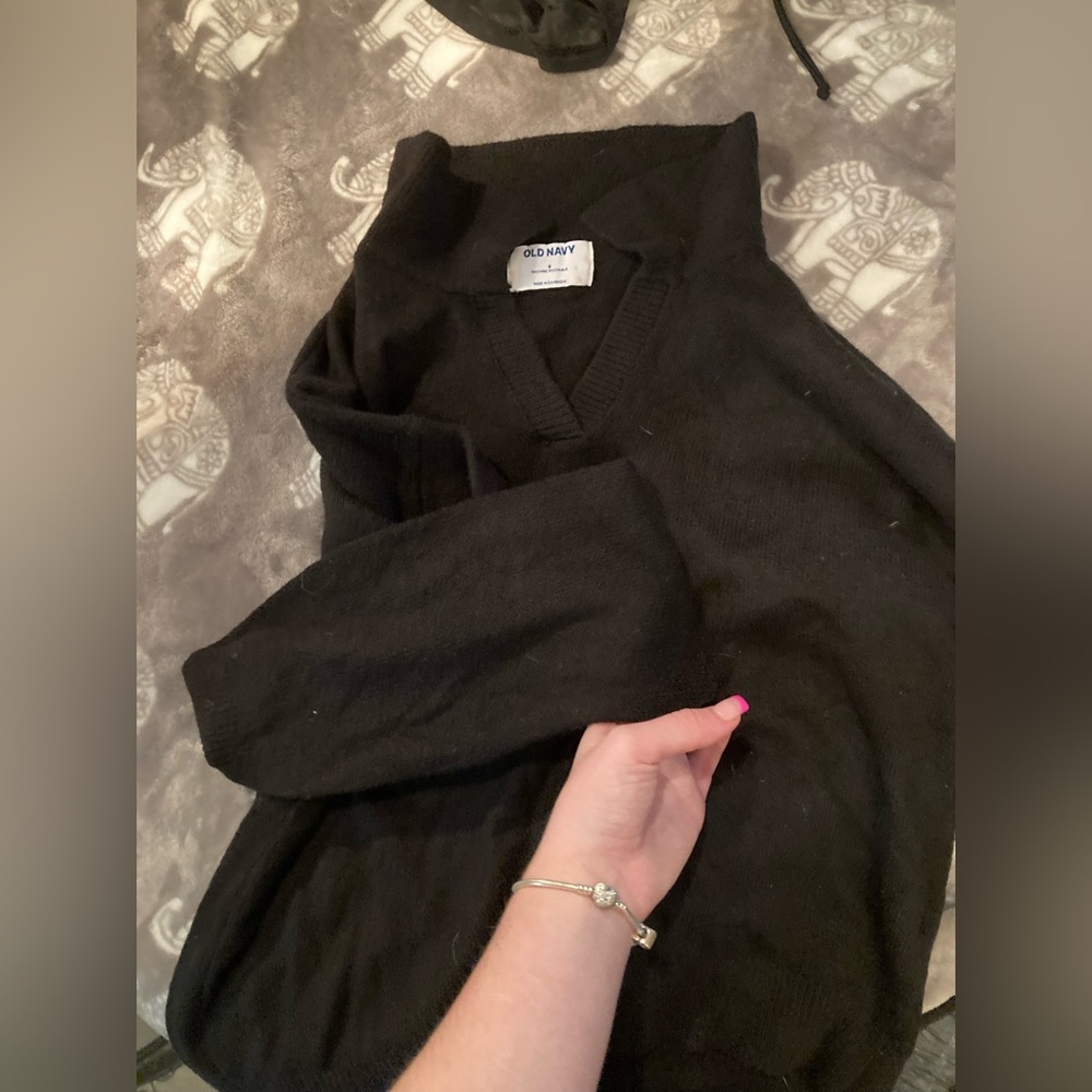 black pullover